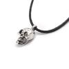 [J8066] - Aged Silver 'Skull' Designer Necklace