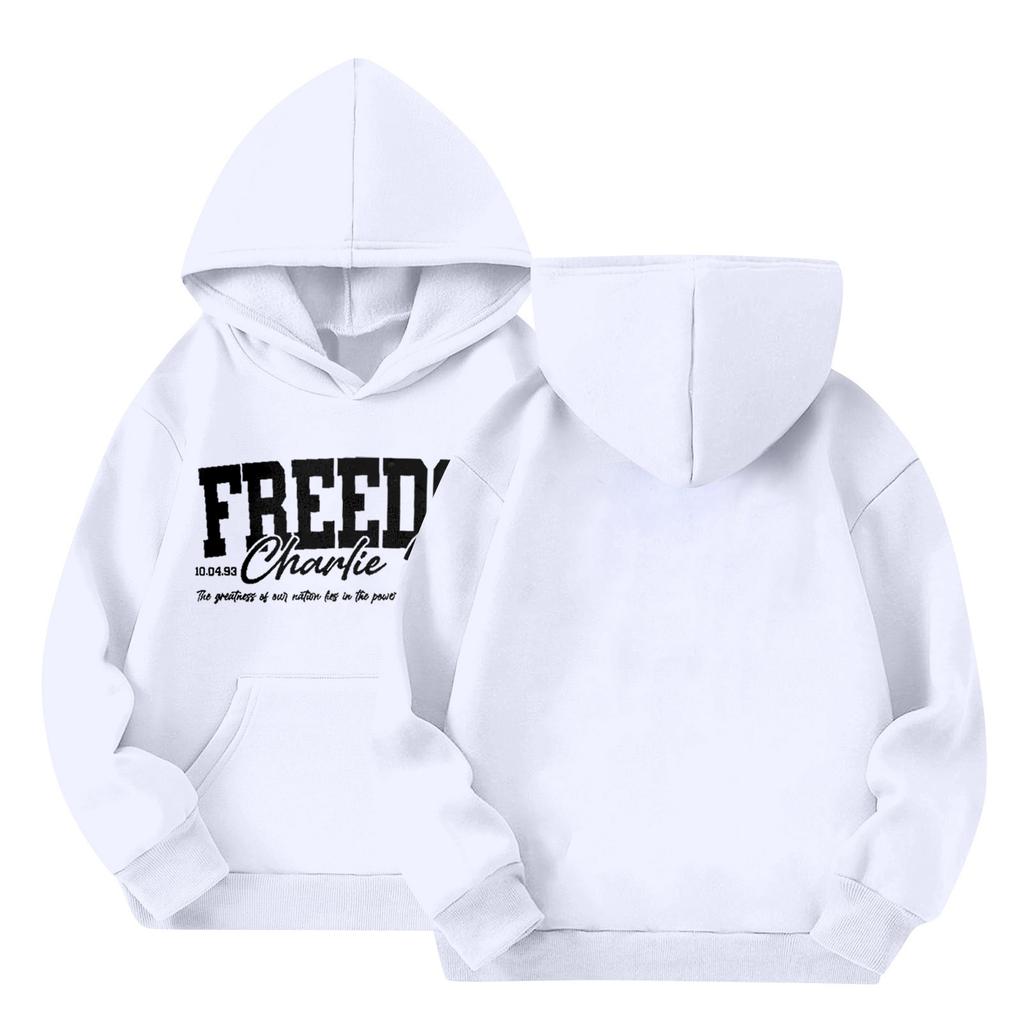 Cute Hoodies For Teen Children Trendy Preppy Hooded Sweatshirts Oversized Long Sleeve Shirts Clothes For Children