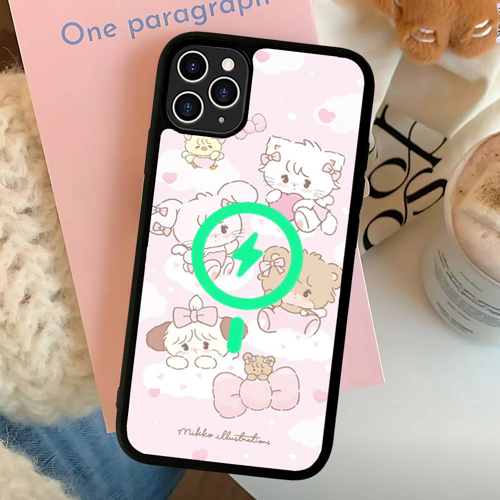Popular Artist M-Mikko Magnetic Wireless Phone Case For IPhone 17 16 15 14 Plus 13 12 11 Pro Max