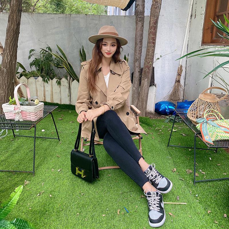 Autumn and winter woolen hat French new versatile fashion elegant top hat showing the face small flat edge hat British jazz hat