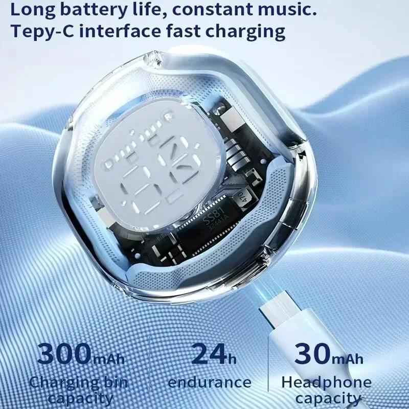 T8 TWS Беспроводные Bluetooth-наушники Беспроводные наушники LED Power Digital Display Наушники Стереозвуковые наушники для Xiaomi