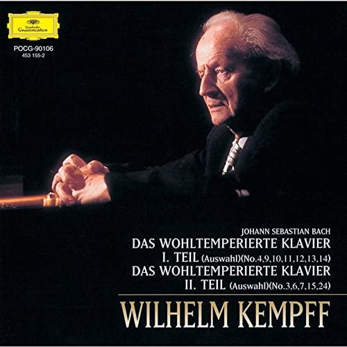 CD WILHELM KEMPFF - Bach: The Well-Tempered Clavier Son POCG90106 Deutsche Grammo 2021 Japan ObiClassical Used