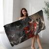 Tian Guan Ci Fu Популярное аниме Большие микрофибровые пляжные полотенца Быстросохнущее полотенце Песчаные пляжные полотенца Полотенце для бассейна Для путешествий Плавание