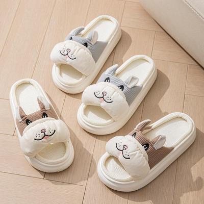 Модные повседневные шлепанцы на платформе женские домашние плоские весенне-летние мультяшные дизайнерские туфли для девочек модная домашняя уличная обувь легкие