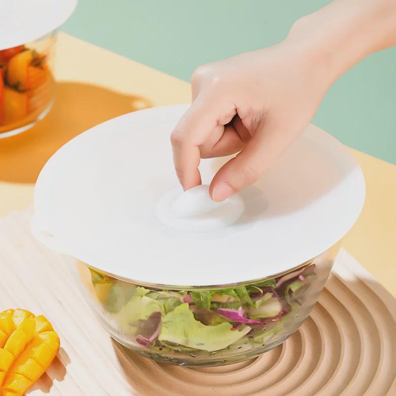 Силиконовый чехол для микроволновой печи: Крышка с защитой от брызг, пищевая, для сохранения свежести и подогрева