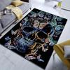 Фэнтези Принт с Бабочками и Черепами для Ковра Гостиная Спальня Прикроватный Коврик для Пола Домашний Декор Ковер для Зоны Дивана