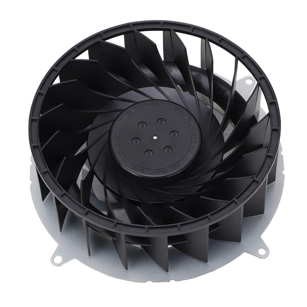 Internal Cooling Fan for PS5 Slim Console ABS Aluminium Alloy Efficient Heat Dissipation Quiet 19