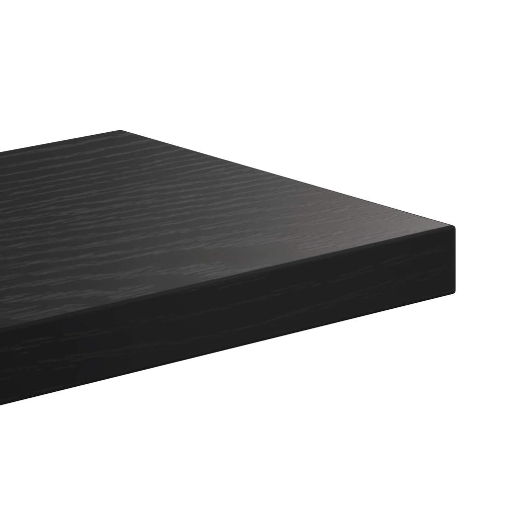 Wall Shelf Black Oak Look 30 x 13.5 x 64.5 cm