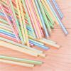 Colorful Bent Disposable Plastic Straws