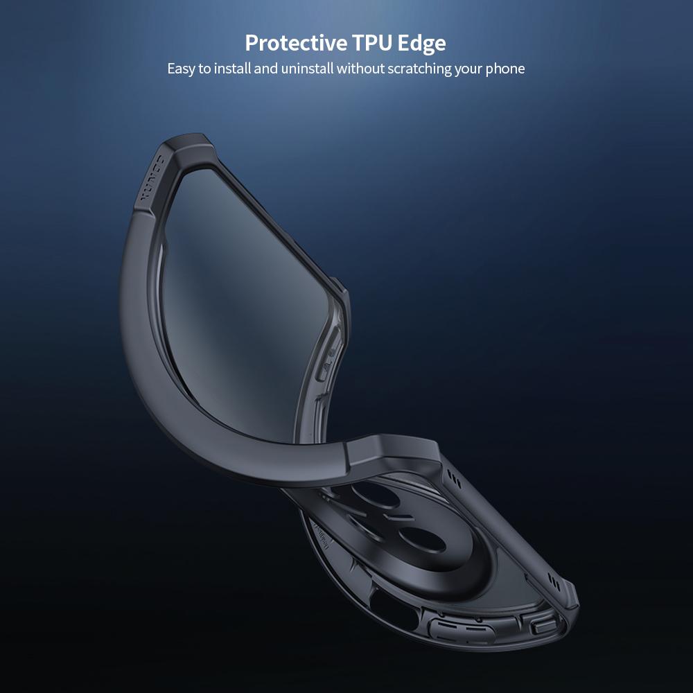 XUNDD Чехол для Huawei Mate 70 Противоударный ТПУ+Акрил Прозрачная задняя крышка для телефона