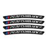 4Pcs Wheel Metal Stickers Hub Decorative Strip For BMW Performance F30 F10 E90 F20 E46 E60 E70 E39 E36 E87 X7 E92 E91 E28 X3 SK8