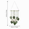 Handmade Boho Wall Decor Macrame Wall Hanging Pendant Creative Wall Art Leaf Tapestry  Homestay