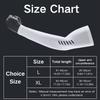 2Pairs Ice Silk Sleeves Breathable UV Protection Cooling Hiking Arm Sleeves Basketball Cycling Running Outdoor Sport Sleeves