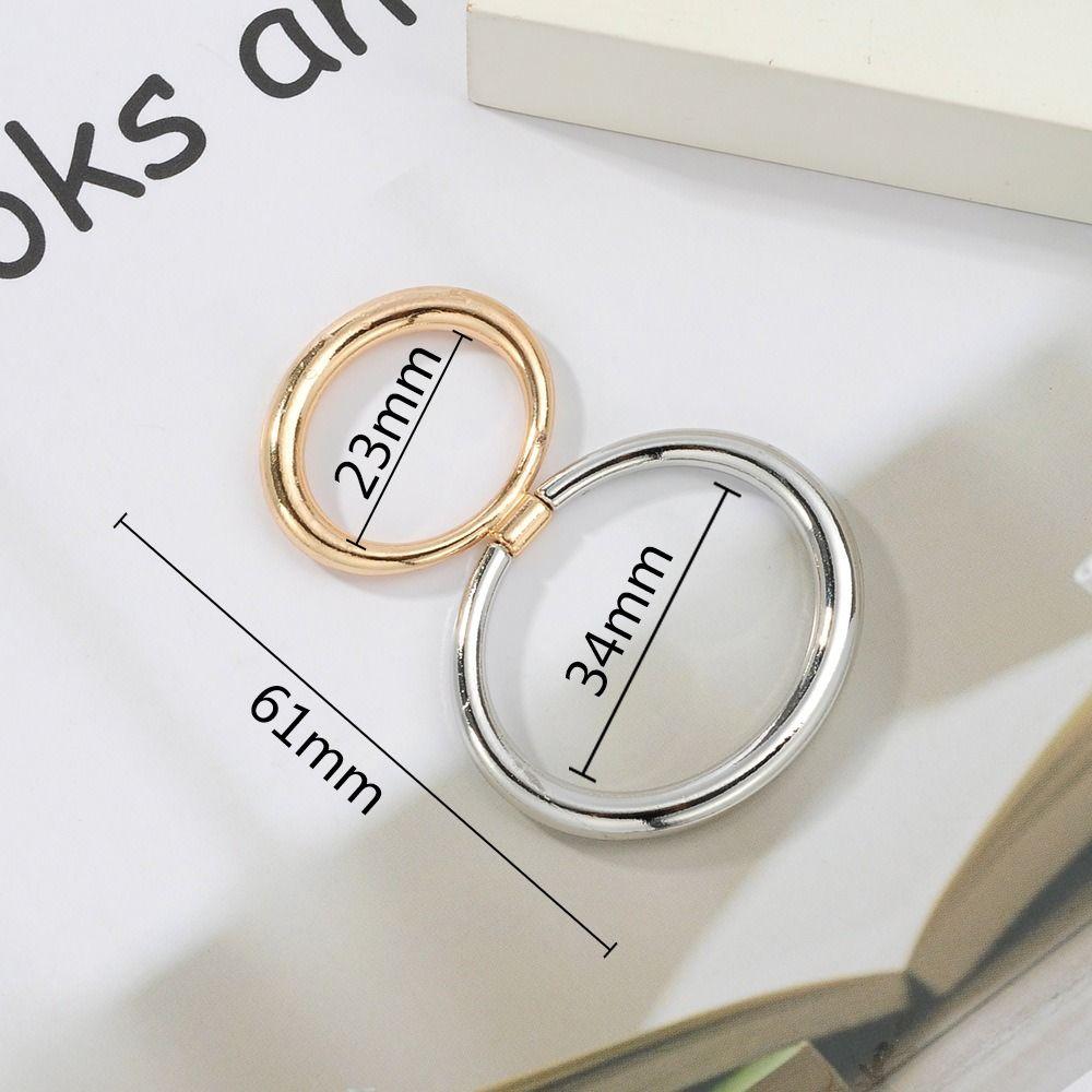 Кольцо с пряжкой для шарфа из цинкового сплава, гальваническое покрытие, изысканный подарок на Рождество