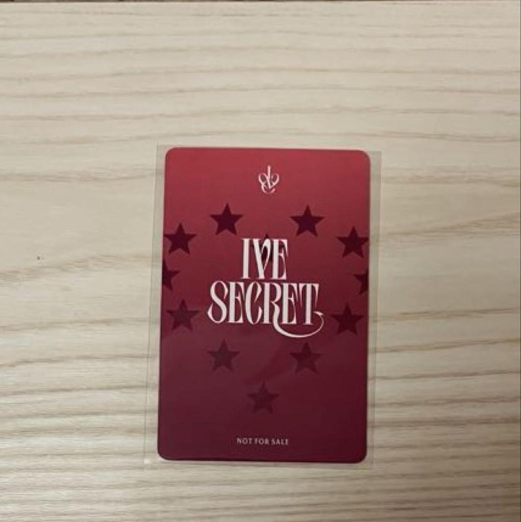 [USED] IIVE SECRET 9/23 Tokyo Trading Card Wonyoung