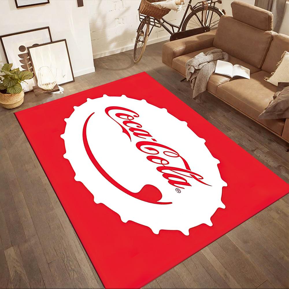 Квадратные коврики Coca-cola Classic с крышками — отличный выбор для гостиных, спален, домашнего декора и в качестве подарков.