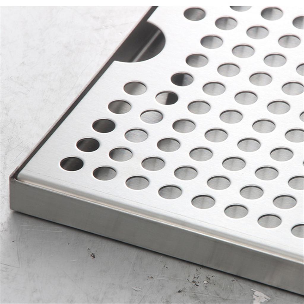 Чайная дренажная пластина металлическая пивная башня поддон для сбора капель из нержавеющей стали пивной поддон для сбора капель дренажный тип пластины для ресторанной кухни