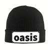 O-Oasis Band Вязаная Шапка Женская Мужская Шапка-Бини Зимние Шапки Теплая Кепка