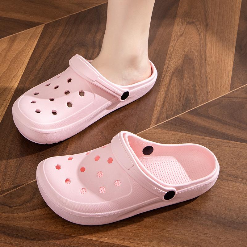 Модные Классические Летние Женские Клоги Женские Сандалии Толстая Подошва Домашние Шлепанцы Мягкие ЭВА Садовая Обувь Пляжные Сандалии Домашние Тапочки