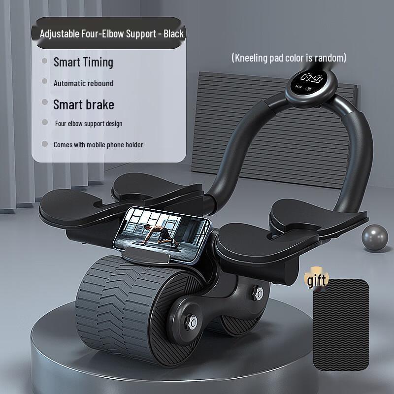 Автоматический AB-ролик с пружиной возврата и поддержкой локтей