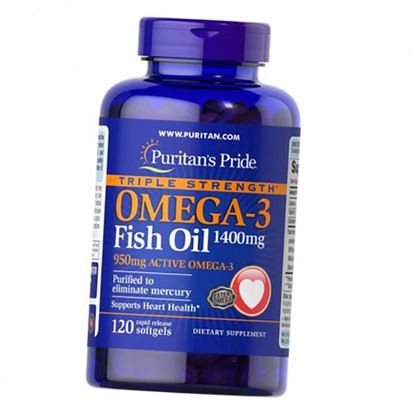 Omega 3, Omega-3 Fish Oil 1400, Puritan's Pride (67367012)
