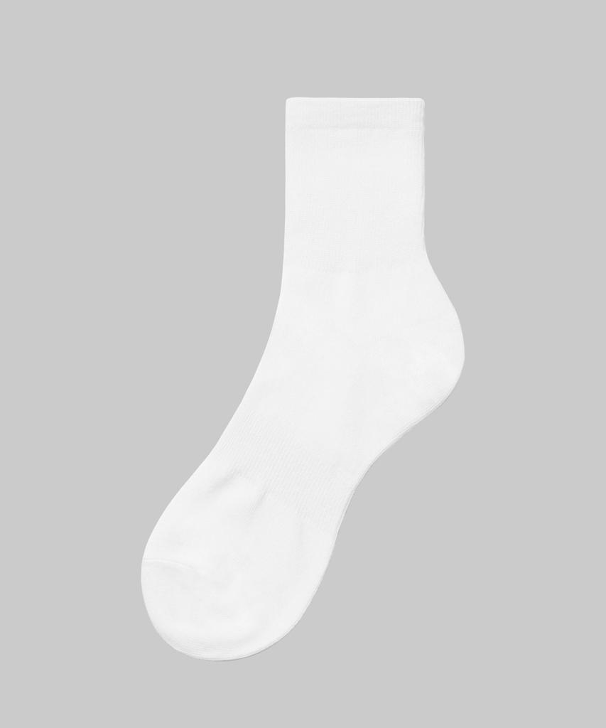 MUSINSA STANDARD Lightweight Middle Socks 10-Pack [White/Black]