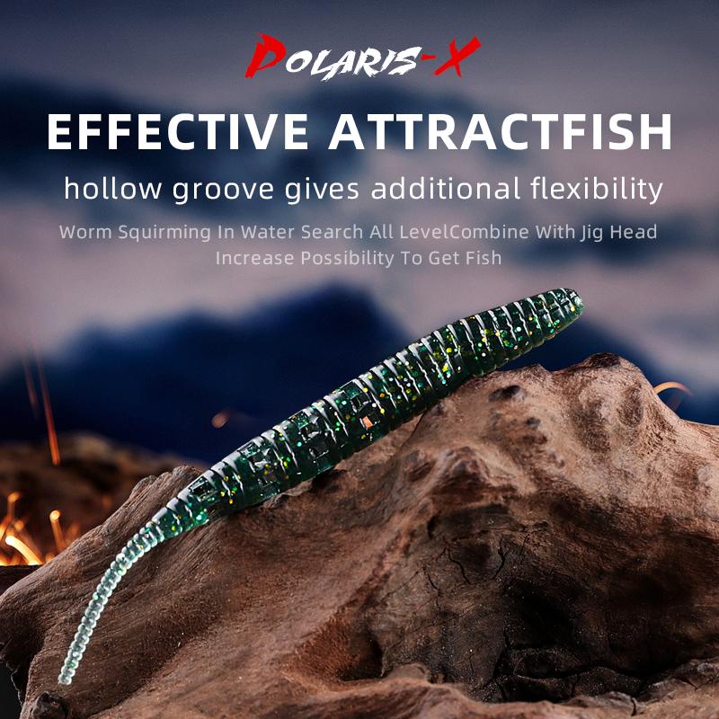 BEARKING Fishing Lure 90mm 2.5g 10pcs / Bag Soft Baits Fishing Wobbler Bass Bait Artificial Fishing Soft Lure Tacke