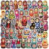 52 Cartoon Russian Nesting Doll Graffiti Stickers Personalized Decorative Guitar Notebook Suitcase DIY Waterproof Stickers