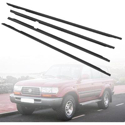 Ремень уплотнителя накладки на дверное окно, совместимый с Toyota Land Cruiser 1991-1998 годов, Lexus LX450 1996-1997 годов, замена:75710-60021 75720-60021