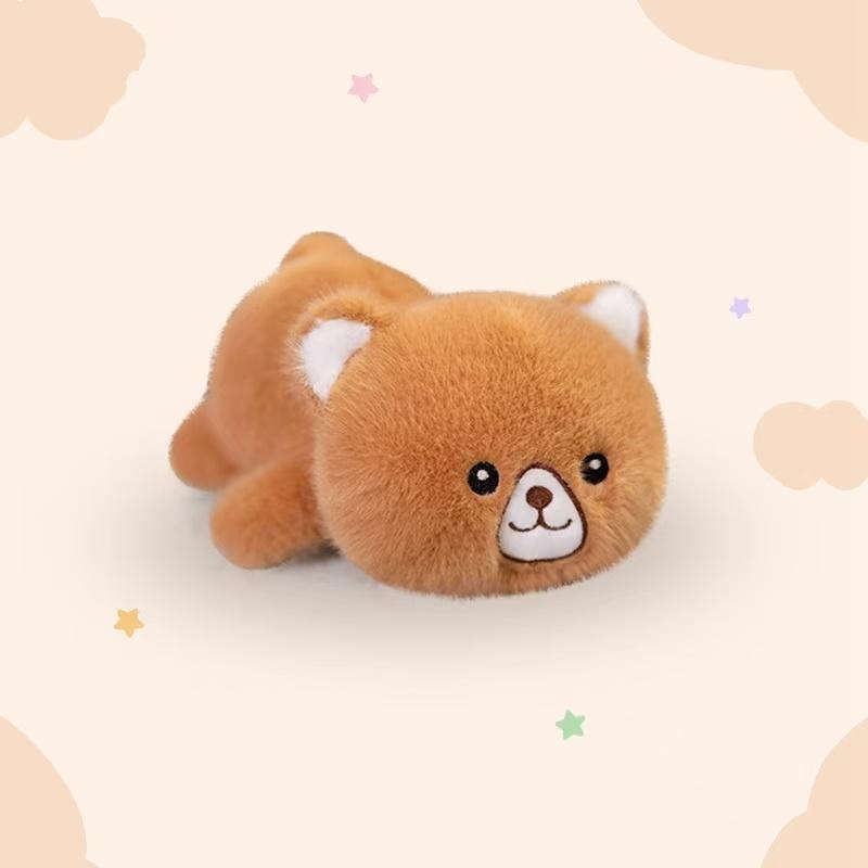 20cm Plush Toy Handmade Simulation Pig Fox Elephant Bear Doll Cartoon Anime Cute Pillow Cushion Home Decoration for Children
