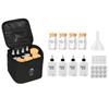 ShineTrip Outdoor Camping Seasoning Bottle Set Picnic Box Oil Jar Dispenser Bamboo Wooden Lid Sealed Seasoning Jar 4