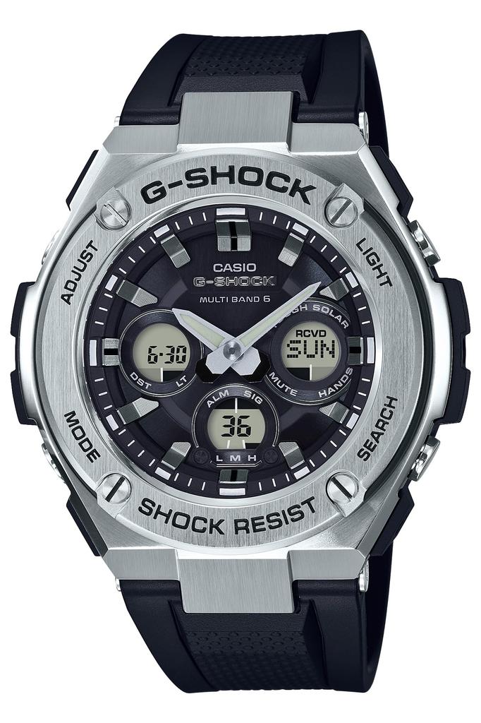 Casio G-Shock G-STEEL Радиоуправляемые солнечные часы (GST-W300G-1A9JF / -W310-1AJF) Мужской черный (Официальный японский продукт)