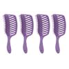 4pcs Curved Vent Hair Brush Professional Men Women Paddle Detangling Brush Styling Tool for Fast Blow Drying