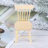 1/12 Dollhouse Miniature Furniture Wooden Chair High Chair Dollhouse Accessories