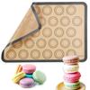 CandyKiki Washable and Reusable Macaron Sheet, Thick Silpat, Heat-Resistant, Oven/Microwave Safe, Silicone Mat, Baking Sheet, Dumarl Baking Mat, Cooki