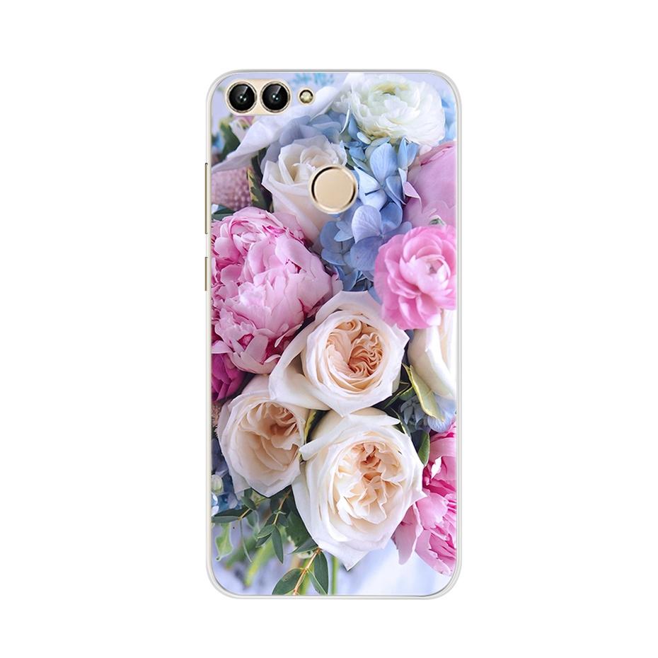 For Huawei P Smart 5.65inch Case Cute TPU Soft Silicone Back Cover Phone Case For Huawei P Smart 2018 FIG-LX1 PSmart Case