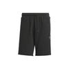 Mid-Rise Striped Straight-Leg Sports Shorts Men Bottoms Black IL1614