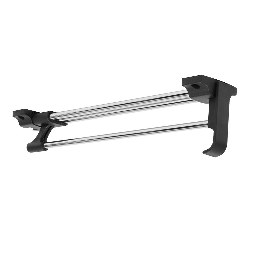 Extendable Pull Out Closet Rod Sliding Wardrobe Closet Rod Adjustable Clothing Organizer Holder30cm