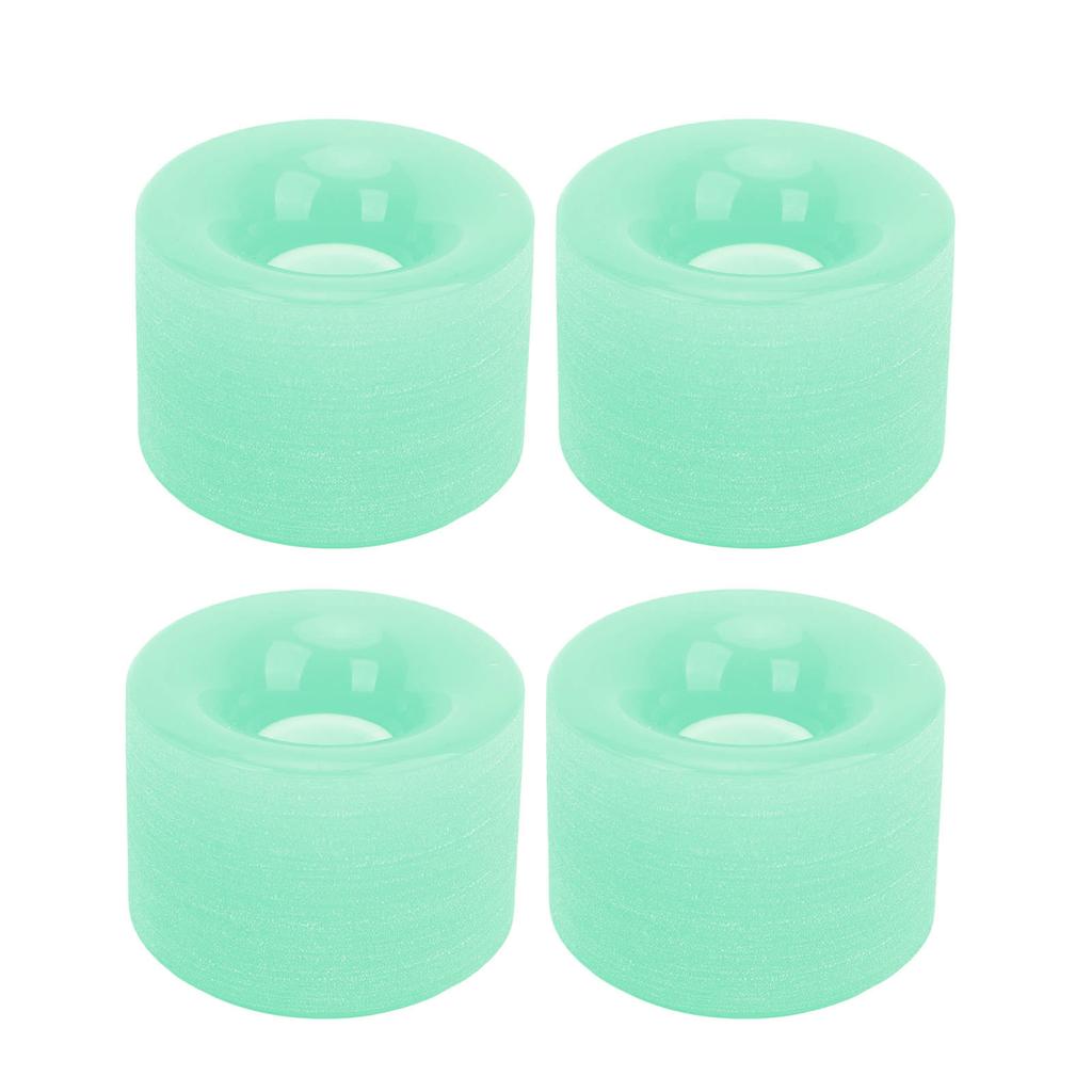 Skateboard Wheels PU High Hardness Fast Stable Longboard Cruiser Wheels for Ramp Asphalt Road Green