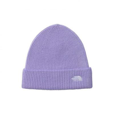 Шапочка-бини North Kids с маленьким логотипом унисекс с термозащитой от холода лавандового цвета, свободный размер [The Face]