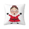Pillow Case Christmas Humor Polyester Pillow Cover Novelty Cushion Cover Custom DIY Pillowcases For Chair Sofa Home Decoration