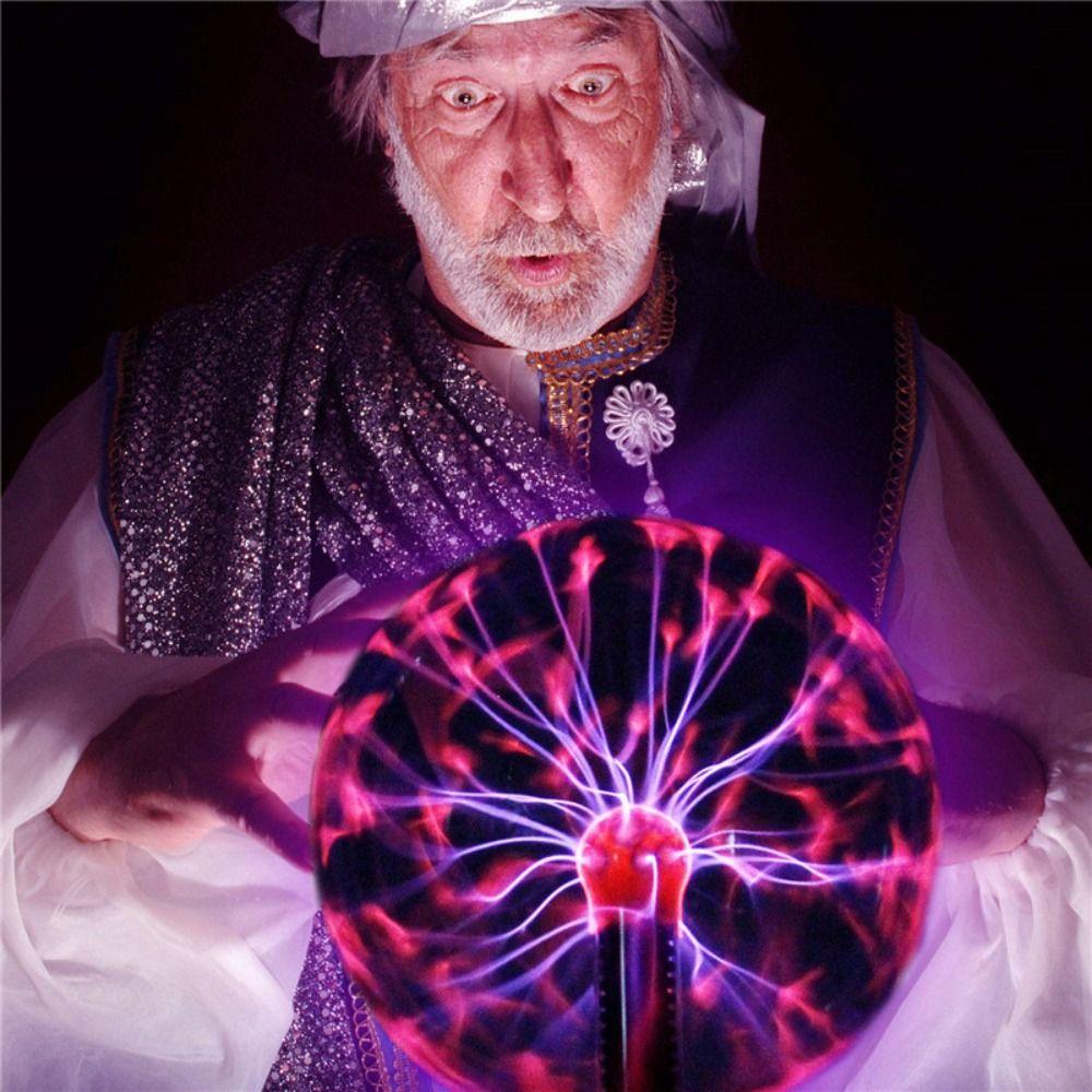 Sensitive Magic Plasma Ball Lamp Touch Glass Plasma Light Novelty   Night Light