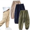 Fashion Spring Boys Pants Casual Long Style Trousers for Kid Sport Outdoor Cargo Pants Toddler Children Clothes