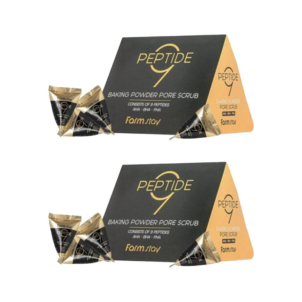 FARM STAY Peptide 9 Baking Powder Pore Scrub 7gx25PCS (3 Options)