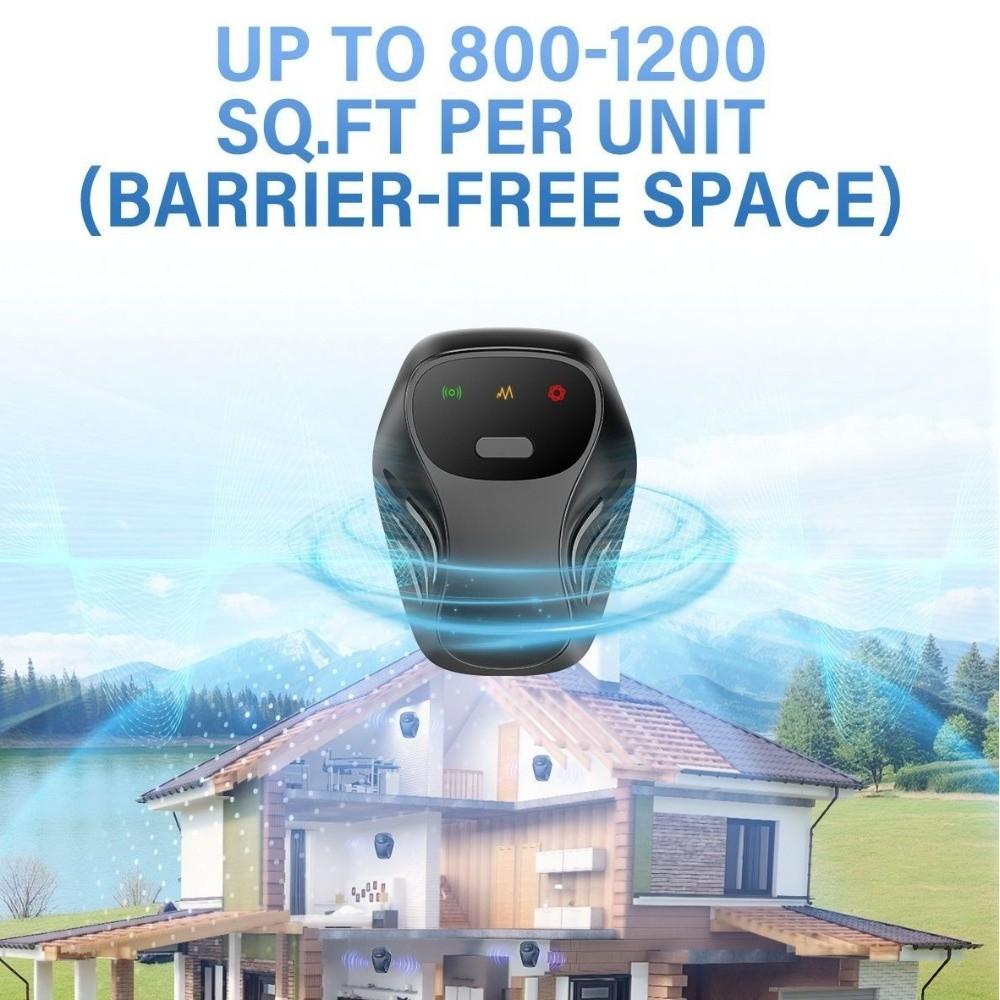 Эффективный Ультразвуковой Отпугиватель Грызунов и Насекомых 360° Всесторонний Репеллент Контроль Вредителей