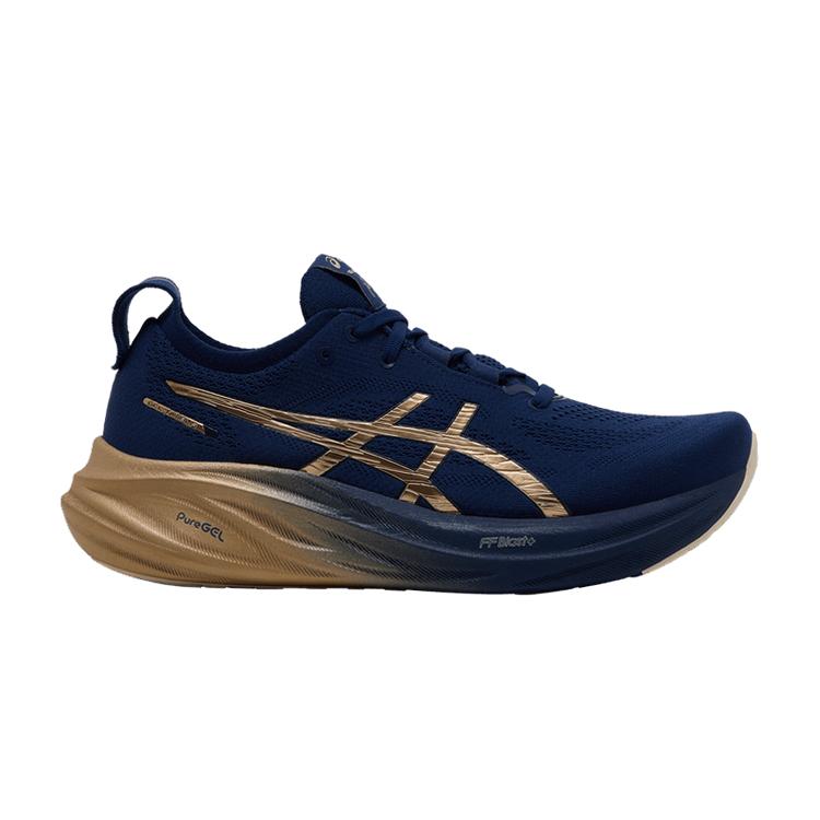 ASICS Gel-Nimbus 26 Platinum Blue Expanse Champagne