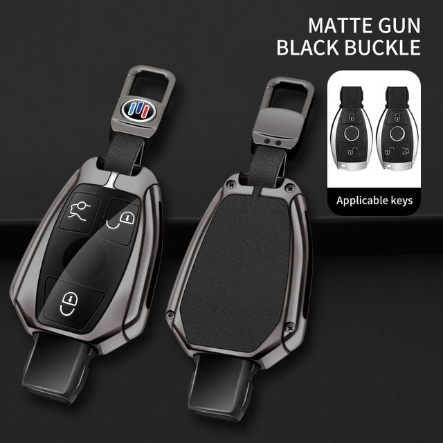 Чехол для дистанционного ключа автомобиля из цинкового сплава, брелок для Mercedes Benz ABCE Class GLA CLA GLC CLS W204 W221 W205 W176 W212 W463 AMG