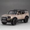 1:32 Prado SUV Car Model Toy Alloy Die-casting Back 6 Doors Can Be Opened Sound and Light Off-road Vehicle Children Boy Gift Collection