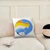 Trans Blahaj  Shark cushion cover Pillow Cover Decoration Room Home Sofa living Office Car Nordic Simplicity