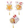 Handmade Handheld Rabbit Lantern Cartoon Traditional Craft Lantern  Mid-Autumn Festival